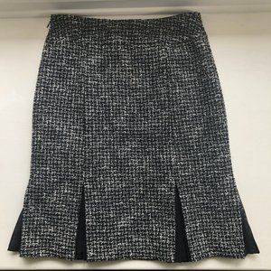 Carlisle Black & White Tweed Skirt